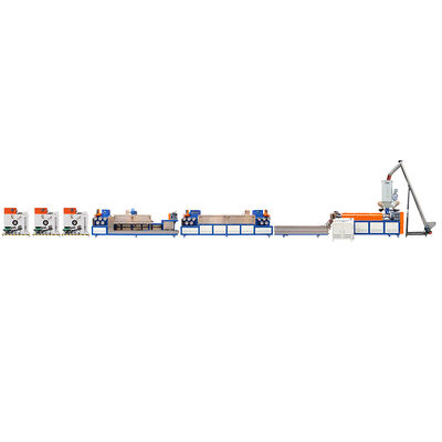 جودة  Fully Automatic PP Strap Production Line , 9mm PP Packing Belt Extrusion Machine مصنع