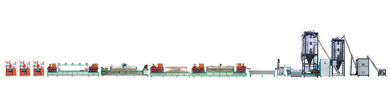 سعر جيد آلة صنع أشرطة الحيوانات الأليفة الكهربائية المضمونة الخدمة مع نظام التحكم PLC الصيني/الإنجليزية والنوع المدفوع كهربائيًا الانترنت