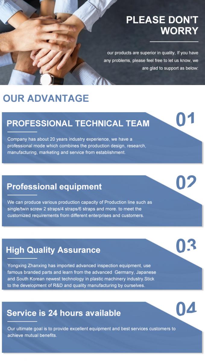 خط إنتاج الشرائط البلاستيكية PP المقاومة للتآكل 18